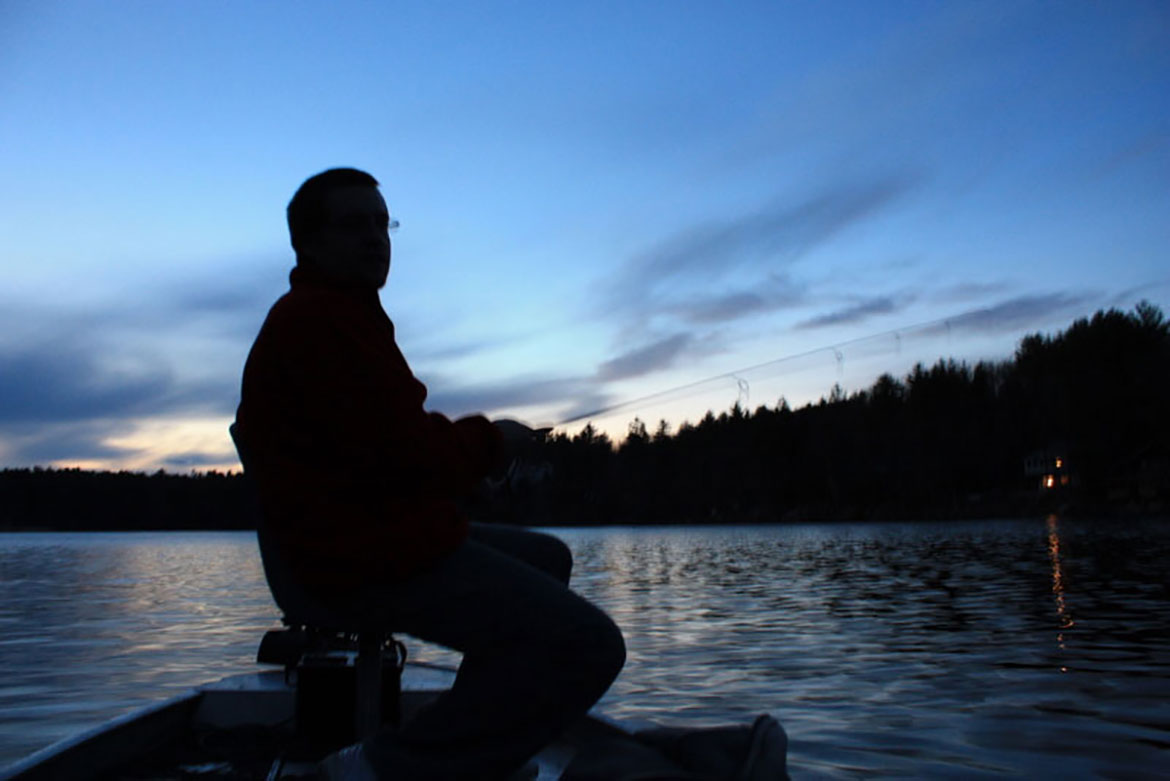 Fishing On Emerald Lake.